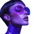 Purple Suit Profile Vinyl Car Decal Sticker – Waterproof & UV-Resistant 8"
