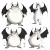 Funny Little Devil Vinyl Car Decal Sticker – Waterproof & UV-Resistant 8"