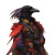Royal Battle Crow Vinyl Car Decal Sticker – Waterproof & UV-Resistant 8"