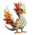 Chicken Dragon V2 Vinyl Car Decal Sticker – Waterproof & UV-Resistant 8"
