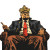 Comic Book Dictator Vinyl Car Decal Sticker – Waterproof & UV-Resistant 8"