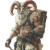 Sheep Satyr Vinyl Car Decal Sticker – Waterproof & UV-Resistant 8"