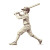 Baseball Boy Swing Vinyl Car Decal Sticker – Waterproof & UV-Resistant 8"