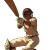 Cunning Cricket Player Vinyl Car Decal Sticker – Waterproof & UV-Resistant 8"