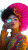 Crystal Fashion Muse Vinyl Car Decal Sticker – Waterproof & UV-Resistant 8"