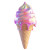3D Ice Cream V2 Vinyl Car Decal Sticker – Waterproof & UV-Resistant 8"