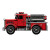 Classic Fire Truck Vinyl Car Decal Sticker – Waterproof & UV-Resistant 8"