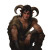 Young Smirking Satyr Vinyl Car Decal Sticker – Waterproof & UV-Resistant 8"