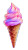 Whimsical Ice Cream V2 Vinyl Car Decal Sticker – Waterproof & UV-Resistant 8"