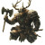Armored Sacred Beast Vinyl Car Decal Sticker – Waterproof & UV-Resistant 8"