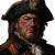 Disheveled Naval Officer Vinyl Car Decal Sticker – Waterproof & UV-Resistant 8"