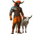 Mythical Bull-Man Vinyl Car Decal Sticker – Waterproof & UV-Resistant 8"
