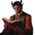 Tiefling Student Vinyl Car Decal Sticker – Waterproof & UV-Resistant 8"