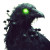 Zombie Crow Vinyl Car Decal Sticker – Waterproof & UV-Resistant 8"