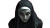 Evil Nun Portrait V3 Vinyl Car Decal Sticker – Waterproof & UV-Resistant 8"