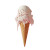 Ultra Realistic Ice Cream Cone Vinyl Car Decal Sticker – Waterproof & UV-Resistant 8"