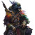 Noble Kenku Pirate Vinyl Car Decal Sticker – Waterproof & UV-Resistant 8"