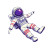 Floating Astronaut V6 Vinyl Car Decal Sticker – Waterproof & UV-Resistant 8" Floating Astronaut V6 Vinyl Car Decal Sticker – Waterproof & UV-Resistant 8"