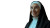 Happy Nun Close-Up Vinyl Car Decal Sticker – Waterproof & UV-Resistant 8"