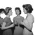 1950S Office Party Vinyl Car Decal Sticker – Waterproof & UV-Resistant 8"