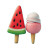 Watermelon Ice Cream Vinyl Car Decal Sticker – Waterproof & UV-Resistant 8"