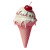 Melting Cherry Ice Cream Vinyl Car Decal Sticker – Waterproof & UV-Resistant 8"