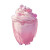 Pink Ice Cream Cup Vinyl Car Decal Sticker – Waterproof & UV-Resistant 8"