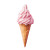 Pink Ice Cream Cone V4 Vinyl Car Decal Sticker – Waterproof & UV-Resistant 8"