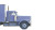 Indigo Blue Truck Vinyl Car Decal Sticker – Waterproof & UV-Resistant 8"