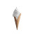 Bitten Ice-Cream Cone Vinyl Car Decal Sticker – Waterproof & UV-Resistant 8"