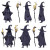 Evil Mage Sprite Vinyl Car Decal Sticker – Waterproof & UV-Resistant 8"