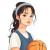 Basketball Girl Logo Vinyl Car Decal Sticker – Waterproof & UV-Resistant 8"