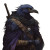 Kenku Character Vinyl Car Decal Sticker – Waterproof & UV-Resistant 8"