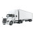 White Truck V3 Vinyl Car Decal Sticker – Waterproof & UV-Resistant 8"