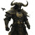 Minotaur Paladin V3 Vinyl Car Decal Sticker – Waterproof & UV-Resistant 8"