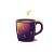 Magical Coffee Mug Vinyl Car Decal Sticker – Waterproof & UV-Resistant 8"