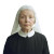 Old European Nun Vinyl Car Decal Sticker – Waterproof & UV-Resistant 8"