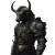 Dark Minotaur Warrior Vinyl Car Decal Sticker – Waterproof & UV-Resistant 8"