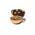 Bean To Cup Vinyl Car Decal Sticker – Waterproof & UV-Resistant 8"