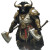 Vengeful Minotaur Paladin Vinyl Car Decal Sticker – Waterproof & UV-Resistant 8"