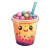 Cute Bubble Tea V2 Vinyl Car Decal Sticker – Waterproof & UV-Resistant 8"