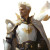 Aasimar Cleric Portrait Vinyl Car Decal Sticker – Waterproof & UV-Resistant 8"