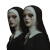 Hot Crossed Nuns Vinyl Car Decal Sticker – Waterproof & UV-Resistant 8"