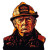 Trumpi Firefighter Vinyl Car Decal Sticker – Waterproof & UV-Resistant 8"