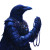 Mystical Raven Knight Vinyl Car Decal Sticker – Waterproof & UV-Resistant 8"