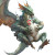 Evoker Dragon Humanoid Vinyl Car Decal Sticker – Waterproof & UV-Resistant 8"