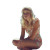 Blond Pool Girl Vinyl Car Decal Sticker – Waterproof & UV-Resistant 8"