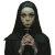 Creepy Nun Vinyl Car Decal Sticker – Waterproof & UV-Resistant 8"