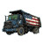Patriotic Garbage Truck V2 Vinyl Car Decal Sticker – Waterproof & UV-Resistant 8"