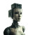 Retro-Futuristic Humanoid Robot Vinyl Car Decal Sticker – Waterproof & UV-Resistant 8"